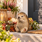 Deko Igel „Nichts sagen“ aus Polyresin Höhe 12,5 cm