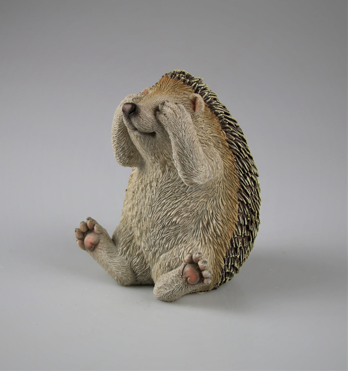 Deko Igel „Nichts sehen“ aus Polyresin Höhe 12,5 cm