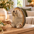 Deko Igel „Nichts sehen“ aus Polyresin Höhe 12,5 cm