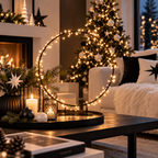 LED-Lichtring mit Standfuß – 40 cm, 120 LEDs