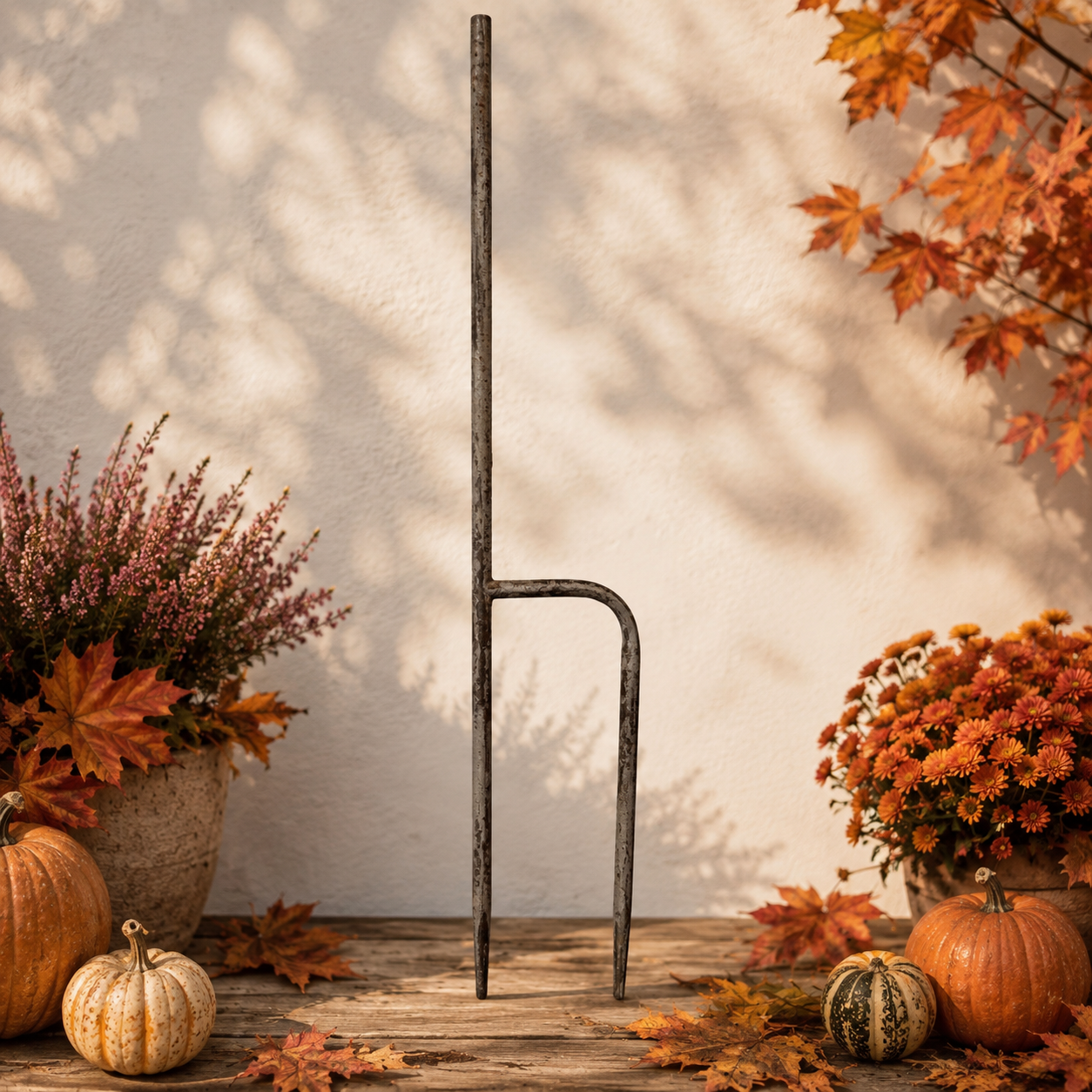 Gartenlaterne ArtFerro aus Metall mit Erdspieß Gesamthöhe ca. 131 cm