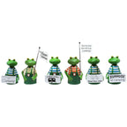 Zaunhocker Camping Frosch aus Metall ca. 26 cm zur Wahl  6 Varianten