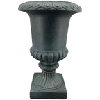 Pflanzpokal dunkelblau, Türkis & Gold meliert ca. 44 cm