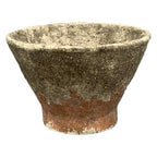 Pflanztopf aus Zement mit antiker Patina 20 cm