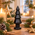 Tannenbaum aus Holz Schwarz – 21 oder 25 cm zur Wahl