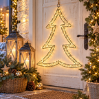 LED Weihnachtsbaum Hänger Lumière schwarz – 250 LEDs, Outdoor, 62 cm