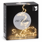 LED-Regenlichterkette 180 LEDs – Warmweiß mit Flash-Effekt
