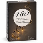LED-Regenlichterkette 480 LEDs – Kaltweiß, 2 m