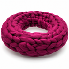 Wollkranz aus Merinowolle handgestrickt ca. 45 cm zur Wahl verschiedene Farben