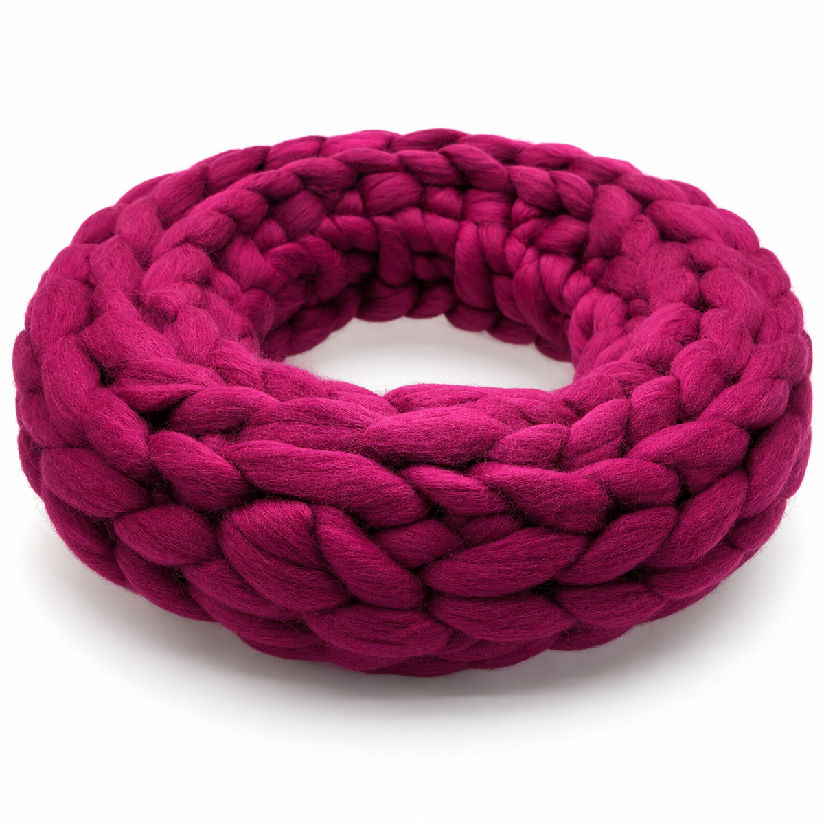 Wollkranz aus Merinowolle handgestrickt ca. 45 cm zur Wahl verschiedene Farben