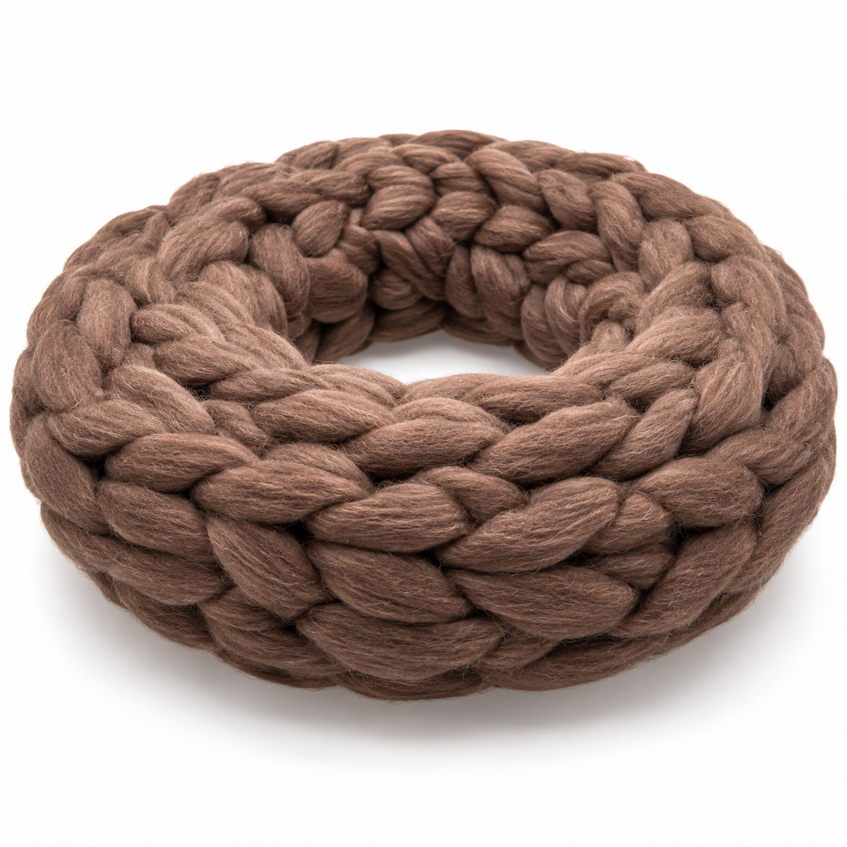 Wollkranz aus Merinowolle handgestrickt ca. 55 cm zur Wahl verschiedene Farben