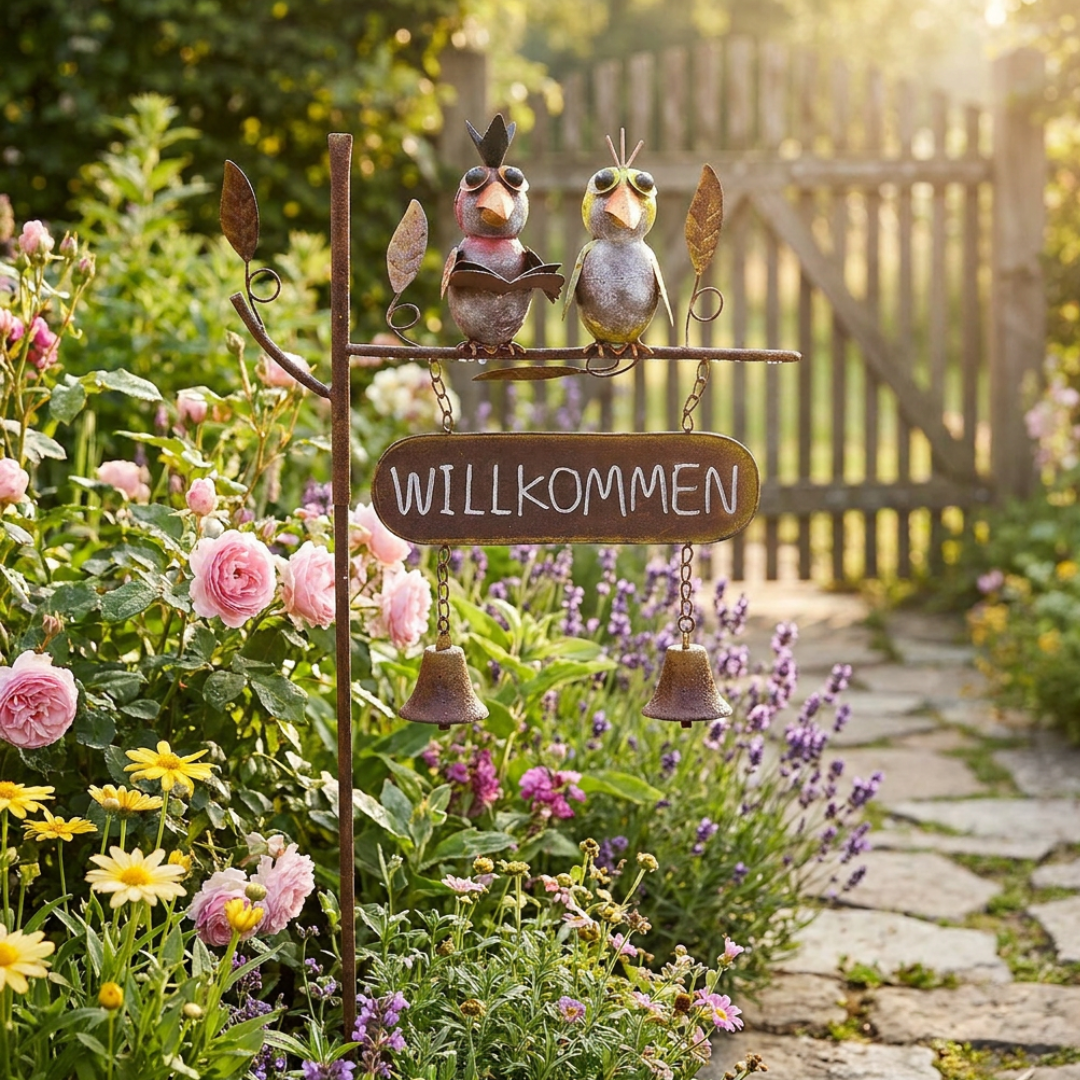 Gartenstecker kaufen – Hochwertige Gartendeko Metall – Dekolina