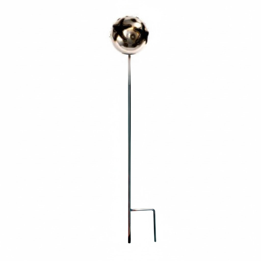 Große Feuerkugel Motiv Sterne Ø 18 cm XL aus Edelstahl