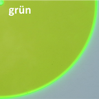 Sonnenfänger Ellipse 22 x 15 cm – Leuchtstark in Gelb, Rot oder Grün
