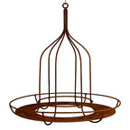 Edelrost Kranz Ø40 cm – Hängedeko für Garten & Wohnraum